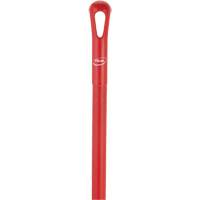 Ultra Hygiene Handle, Broom/Scraper/Squeegee, Red, Ergonomic, 59" L Trail Hammer and Bolt
