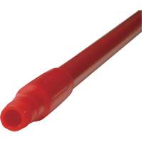 Handle, Broom/Scraper/Squeegee, Red, Ergonomic, 59" L Trail Hammer and Bolt