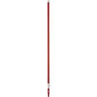 Deck Scrub Handle, Brush/Pad Holder, Red, Telescopic, 62"-113" L Trail Hammer and Bolt