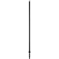 Deck Scrub Handle, Brush/Pad Holder, Black, Telescopic, 62"-113" L Trail Hammer and Bolt