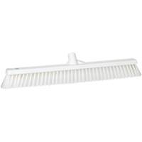 Balai-brosse &agrave; soies combin&eacute;es, Crins Cors&eacute;/Fin, 24", Polyester, Blanc Trail Hammer and Bolt