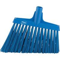 Angle Broom Head, X-Coarse Bristles, 12", Polyester, Blue Trail Hammer and Bolt