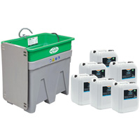 BIO-CIRCLE Maxi Parts Washer Start-Up Package, Plastic Trail Hammer and Bolt