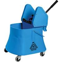 Ensemble de seau pour vadrouille et essoreuse Champ, Pression vers le bas, 7,5 gal. US (30 pintes), Bleu Trail Hammer and Bolt