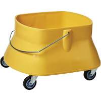 Champ Mop Bucket, 8 US Gal. (32 qt.) Capacity, Yellow Trail Hammer and Bolt