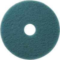 Aqua Floor Pads, 19", Burnishing, Aqua Trail Hammer and Bolt