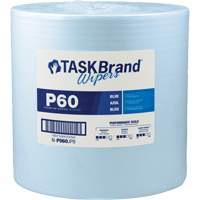 TaskBrand&reg; P60 Premium Series Wipers, All-Purpose, 13" L x 12" W Trail Hammer and Bolt
