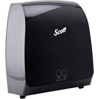 Distributeur de serviettes en rouleaux durs Scott Pro, &eacute;lectronique/Sans contact, 12,66" la x 9,18" p x 16,44" h Trail Hammer and Bolt