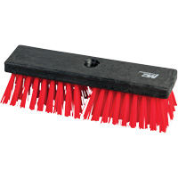 Brosse avec trou filet&eacute;, 10" l, Soies Synth&eacute;tique, Rouge Trail Hammer and Bolt