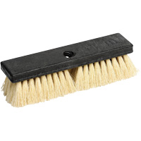 Brosse avec trou filet&eacute;, 10" l, Soies Tampico, Blanc Trail Hammer and Bolt