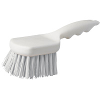Brosse &agrave; chaudron &agrave; manche court, 9" l, Soies Polypropyl&egrave;ne, Blanc Trail Hammer and Bolt