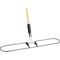 Clipper Dust Mop Frame & Handle, 24", Metal Trail Hammer and Bolt