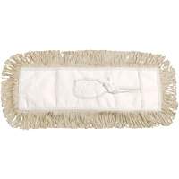 Dust Mop, Tie-On Style, Cotton, 24" L x 5" W Trail Hammer and Bolt