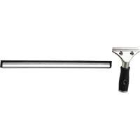 Raclette &agrave; fen&ecirc;tres avec manche, 18", Caoutchouc, Cadre Acier inoxydable Trail Hammer and Bolt