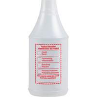 Bouteille &agrave; pulv&eacute;risateur ronde avec &eacute;tiquette SIMDUT, 24 oz Trail Hammer and Bolt