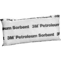 Petit tampon absorbant pour produits p&eacute;troliers, Huile seulement, 15" lo x 7" la, 12,7 gal absorption/pqt Trail Hammer and Bolt