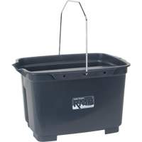 Dual Compartment Bucket, 4.75 US Gal. (19 qt.) Capacity, Grey Trail Hammer and Bolt