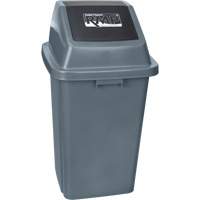 Poubelle, Plastique, 26 gal. US Trail Hammer and Bolt