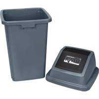 Poubelle, Plastique, 26 gal. US Trail Hammer and Bolt