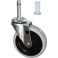 Roulette &agrave; tige pivotante de rechange pour chariot Trail Hammer and Bolt