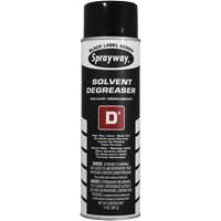 D2 Solvent Degreaser, Aerosol Can Trail Hammer and Bolt