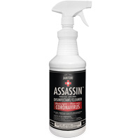 Janitori Assassin Ready-to-Use Disinfectant Cleaner, 1 L, Trigger Bottle Trail Hammer and Bolt