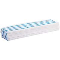 Disposable Mop Pad, Hook and Loop Style, Microfibre, 18" L x 4" W Trail Hammer and Bolt