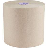 Essential 100% Recycled Brown Hard Roll Towels, 1 Ply, Standard, 700' L Trail Hammer and Bolt