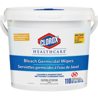 Lingettes d&eacute;sinfectantes &agrave; l'eau de Javel Healthcare, 110 lingettes Trail Hammer and Bolt