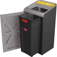 Conteneur pour d&eacute;chets de bidon Configure, Vrac/Bord de rue/De bureau, Acier, 15 gal. US Trail Hammer and Bolt