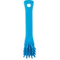 Brush with Scraping Edge, Stiff Bristles, 6" Long, Blue Trail Hammer and Bolt
