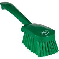 Short-Handled Washing Brush, Soft Bristles, 10-1/2" Long, Green Trail Hammer and Bolt