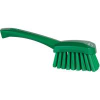 Short-Handled Washing Brush, Soft Bristles, 10-1/2" Long, Green Trail Hammer and Bolt