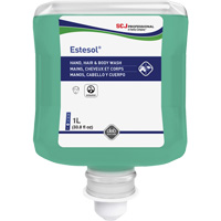 Estesol&reg; Hand, Hair and Body Cleaner, 1 L, Rain Forest, Plastic Cartridge Trail Hammer and Bolt