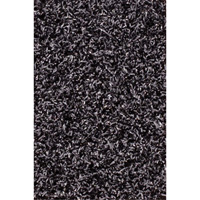 Tundra Indoor/Outdoor Matting, Latex/Polypropylene, Scraper Type, Tufted Cut Pile Pattern, 3-1/2' x 6', Charcoal Trail Hammer and Bolt
