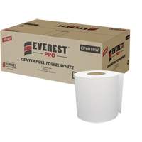White Paper Towels, 1 Ply, Centre Pull Trail Hammer and Bolt