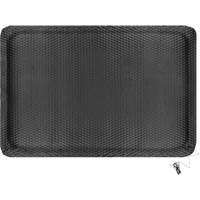 Hog Heaven Electrically Conductive Mat, 4' W x 6' L, 5/8" Thickness, Black, Nitrile Trail Hammer and Bolt