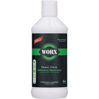 Power Clean Waterless Hand Soap, Liquid, 384 ml, Unscented Trail Hammer and Bolt