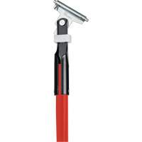 Red Clipper Dust Mop Handle, Fibreglass, 1" Diameter, 60" Length Trail Hammer and Bolt