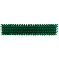 Push Broom Head, Fine/Stiff Bristles, 16-1/2", Polyester/Polypropylene, Green Trail Hammer and Bolt