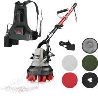 Portable Handheld Scrubber MSJET with Backpack, Polisher/Scrubber Trail Hammer and Bolt
