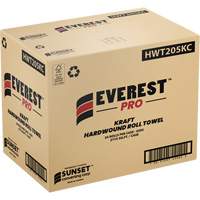 Everest Pro Kraft Hardwound Roll Towels, 1 Ply, Standard Trail Hammer and Bolt