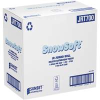 Snowsoft Deluxe Bathroom Tissue, Jumbo Roll, 2 Ply, White Trail Hammer and Bolt
