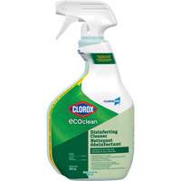 CloroxPro Clorox EcoClean Disinfecting Cleaner, 946 ml, Trigger Bottle Trail Hammer and Bolt