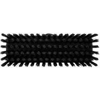 Compact Wall/Deck Broom, Stiff Bristles, 8-9/10", Polyester/Polypropylene, Black Trail Hammer and Bolt