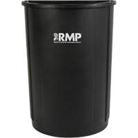 Poubelle demi-ronde, Poly&eacute;thyl&egrave;ne, 21 gal. US Trail Hammer and Bolt