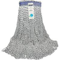 Candy-Striped Mop Head, Floor Finishing, Synthetic, Loop Style Trail Hammer and Bolt
