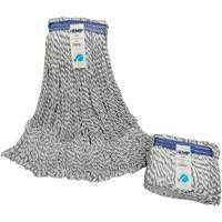 Candy-Striped Mop Head, Floor Finishing, Synthetic, Loop Style Trail Hammer and Bolt