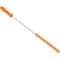 Tube Brush, Stiff Bristles, 19-7/10" Long, Orange Trail Hammer and Bolt