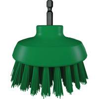HyDrive Round Drill Brush, Extra Stiff Bristles, 3-1/10" Long, Green Trail Hammer and Bolt